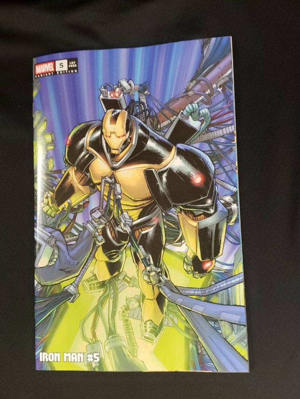 Iron Man #5 Variant Set A-E Magic The Gathering Kevin Glint What If Yu VF NM - Picture 4 of 16